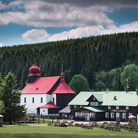Hotel Krmelec U Kravi Hory Dolní Malá Úpa Esterno foto
