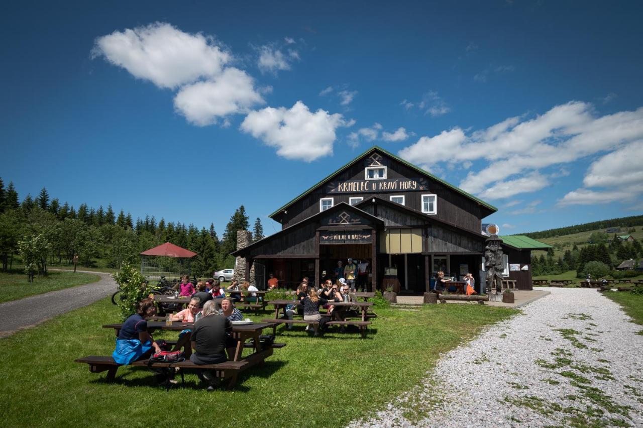 Hotel Krmelec U Kravi Hory Dolní Malá Úpa Esterno foto
